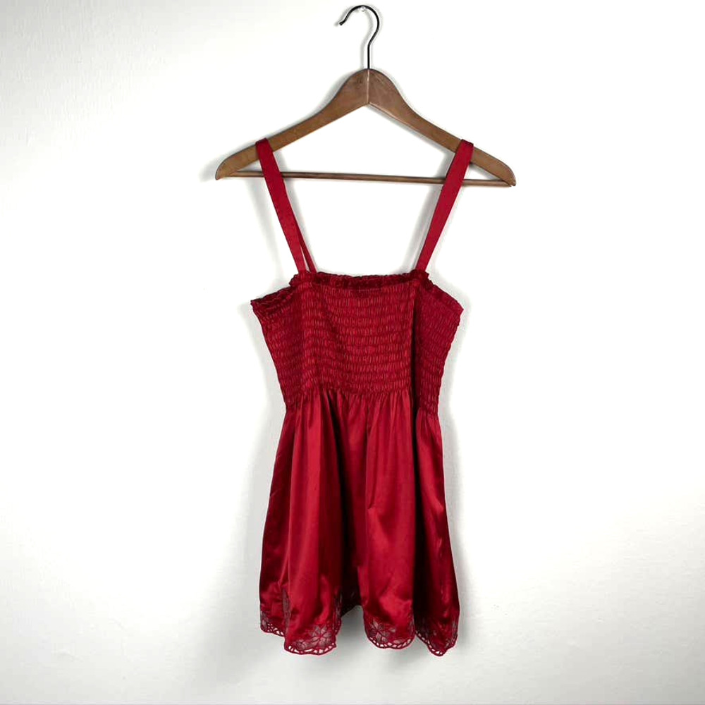 XXJ Red Baby Doll Butterfly Top Size M